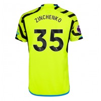 Camiseta Arsenal Oleksandr Zinchenko #35 Segunda Equipación Replica 2023-24 mangas cortas